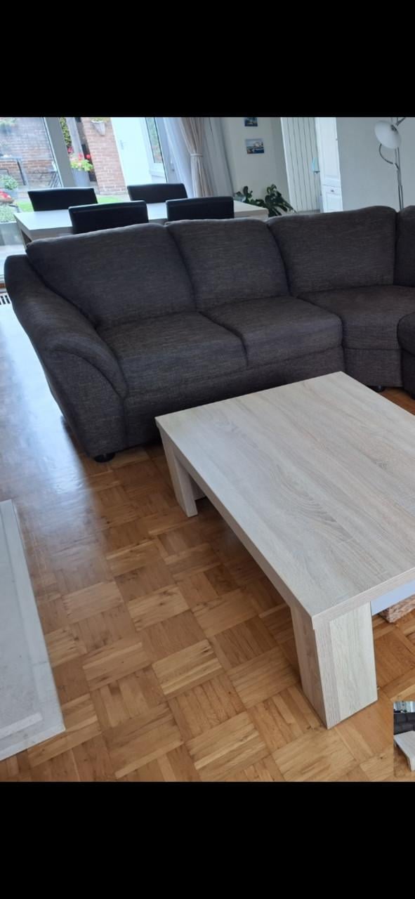 Hoekbank + Salontafel