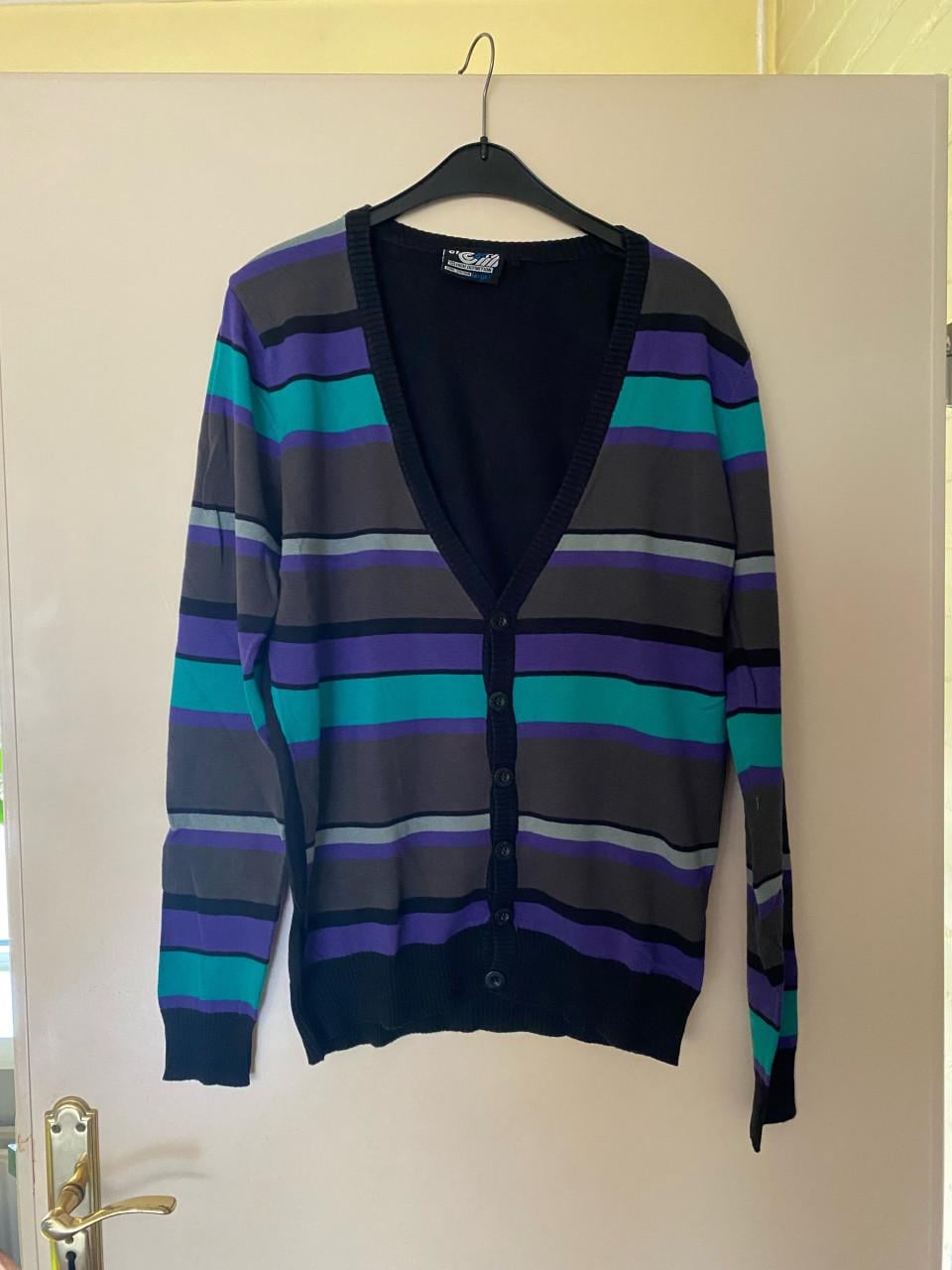 Heren vest 💜💚🖤🩶