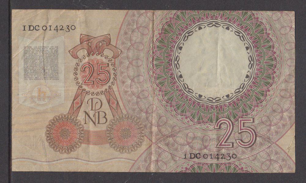 Nederland 25 Gulden 1955 type 83-1a