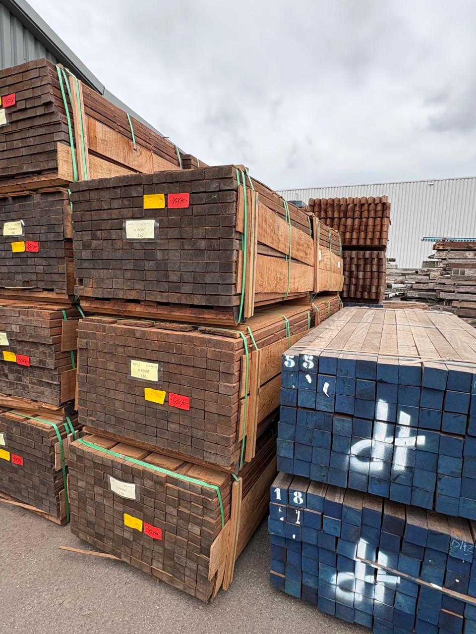 ACTIE | Geschaafd hardhout 45x70 | Voor tuin & buiten