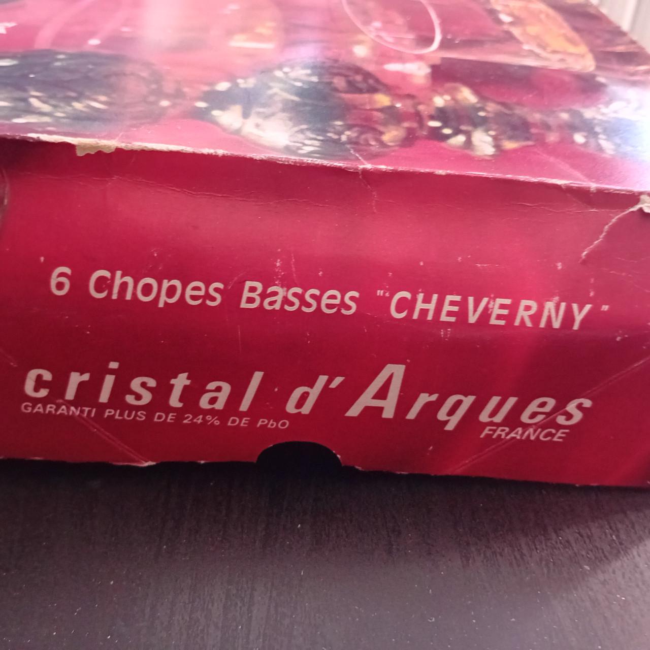 Crystal D'arques whiskey glazen