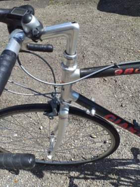 ""CADEX RACEFIETS, vintage gemaakt van aluminium en carbon""