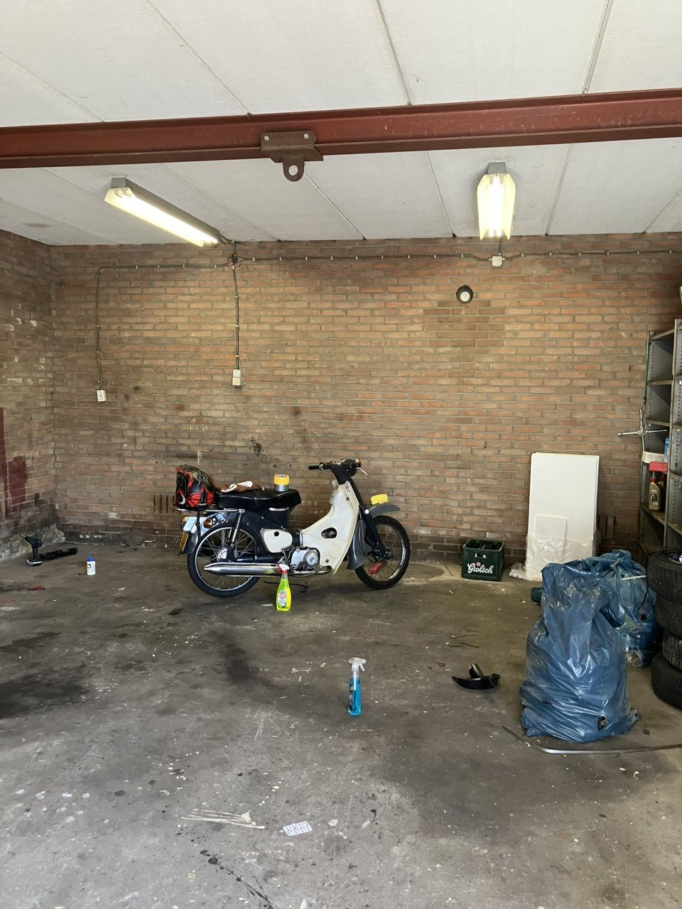 Te koop 3 dubbele extra hoge garagebox
