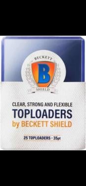 Beckett Shield – Standard Toploader 35PT (25 stuks / 25 ct)