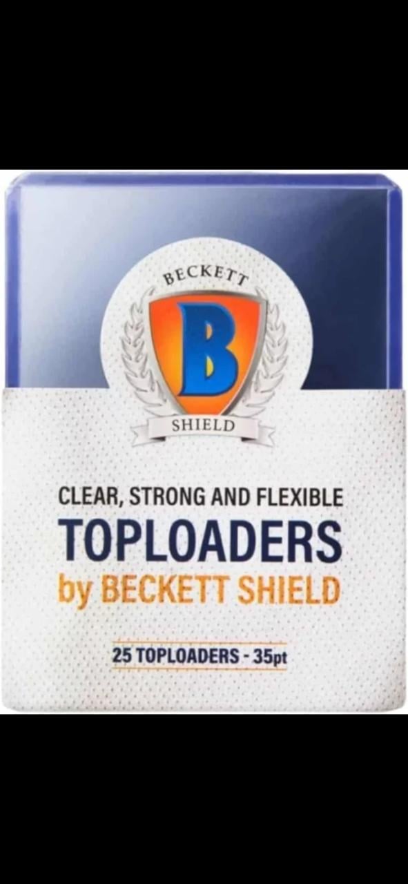 Beckett Shield – Standard Toploader 35PT (25 stuks / 25 ct)