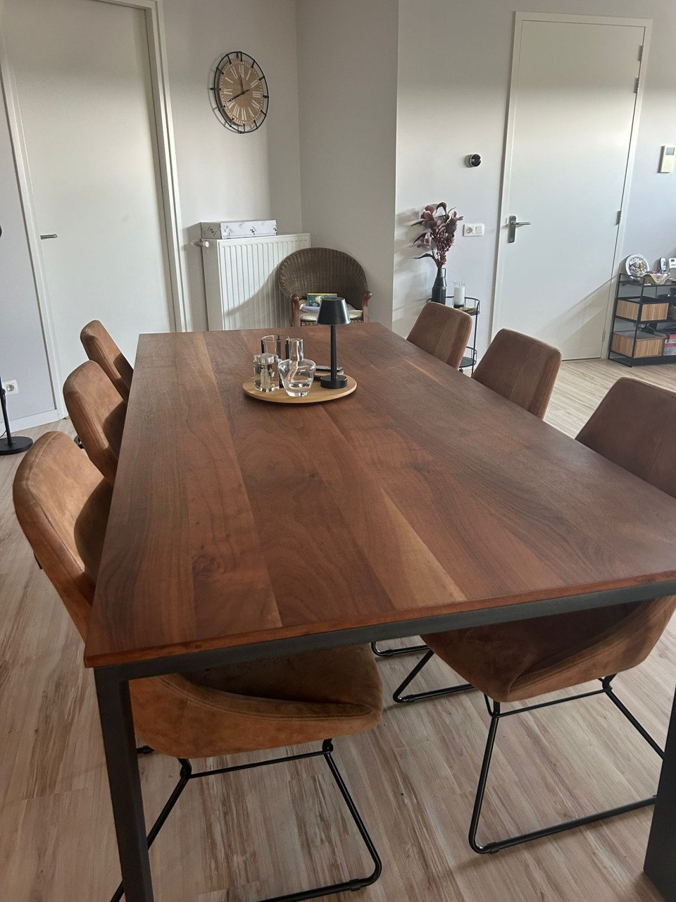 Eethoek met 6 stoelen