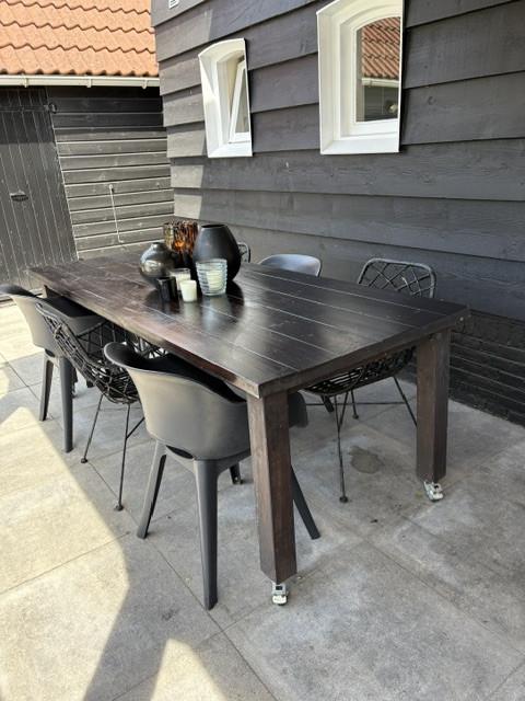 Tuintafel met 6 stoelen