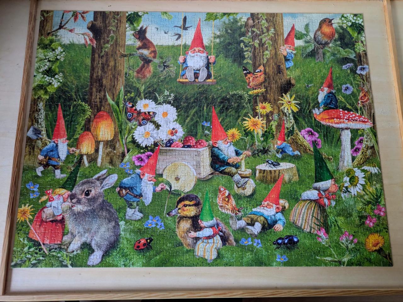 Kabouterpuzzel van Rien Poortvliet