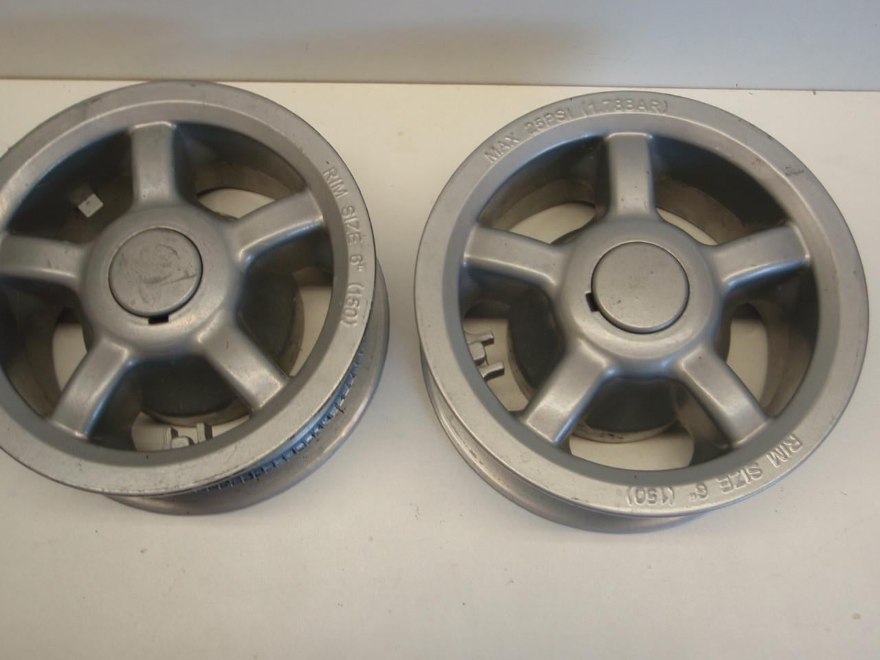 2 nieuwe complete wielen Sterling scootmobiel