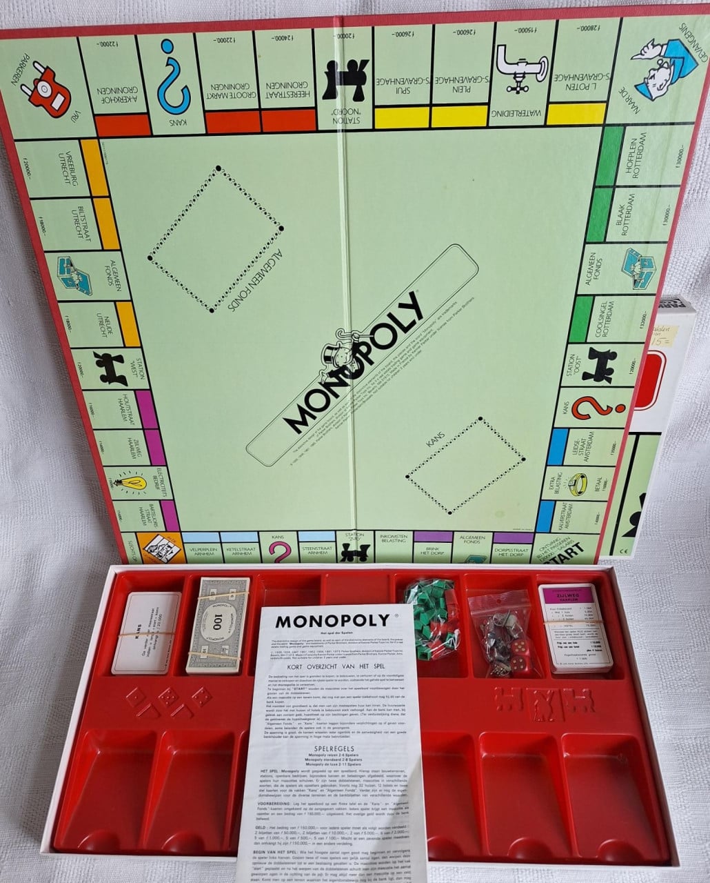 Monopoly gulden met metalen pionnen