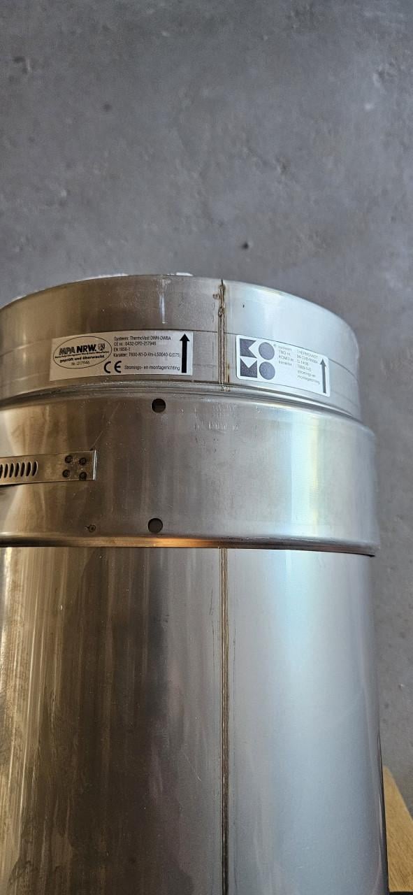 Dubbelwandig rookkanaal