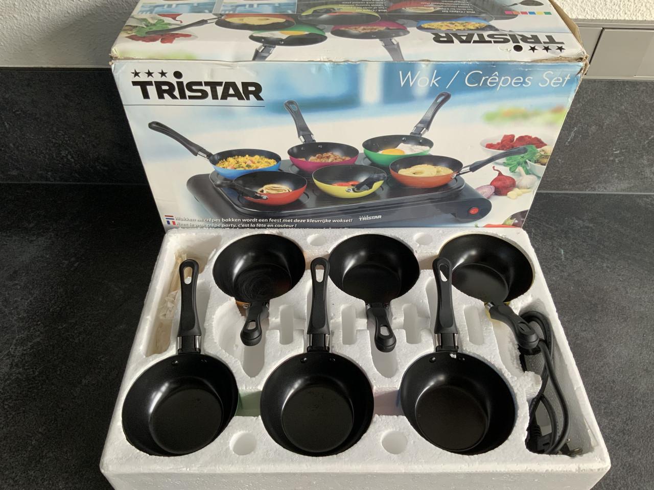 Tristar Wok en Crêpes set