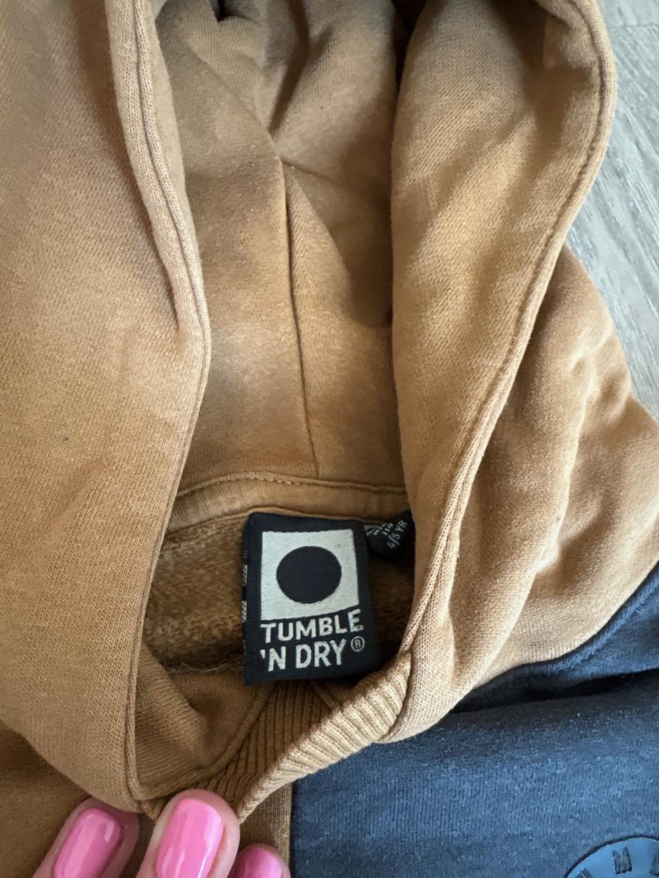 Hoody van Tumble"N Dry maat 110.