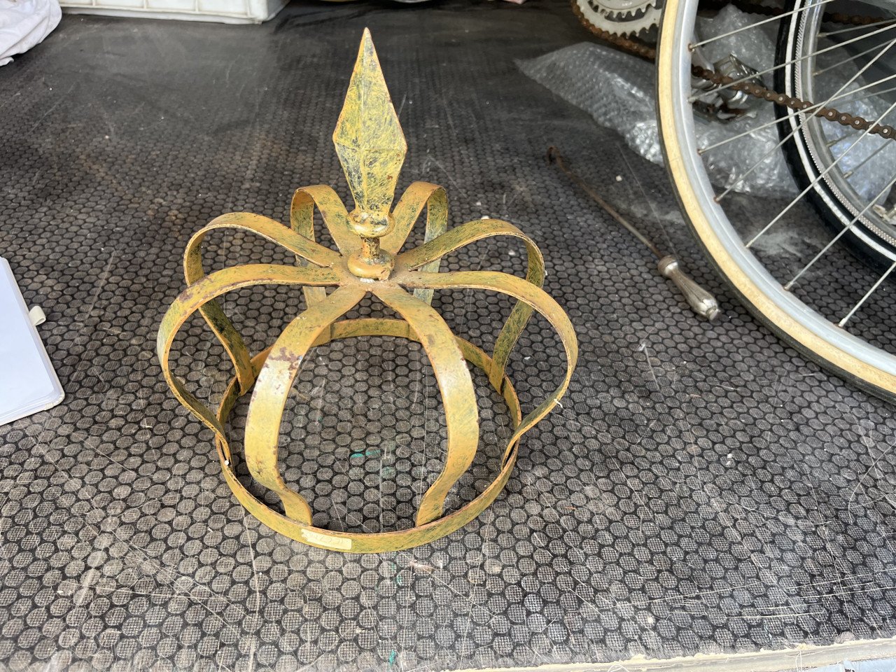 Deco kroon, goud kleur