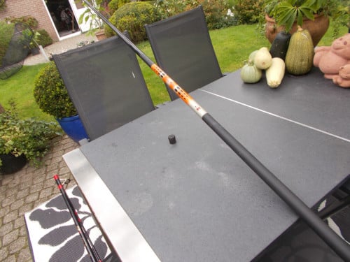 Vaste hengel,  van D A M  GOLDEN MATCH"lengte 500 cm