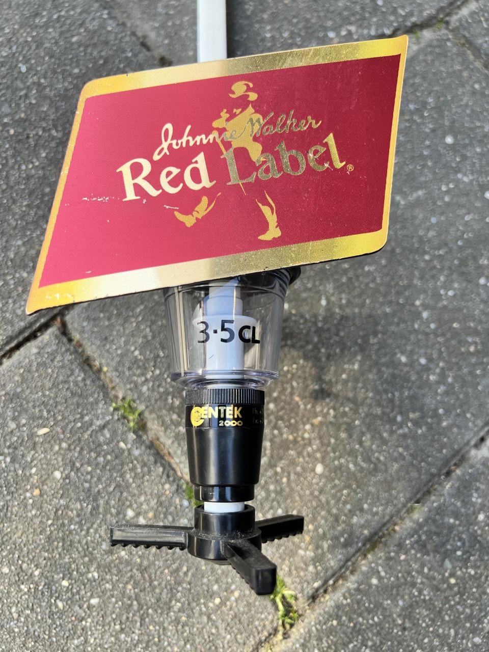 Johnny Walker muurbeugel+dispenser