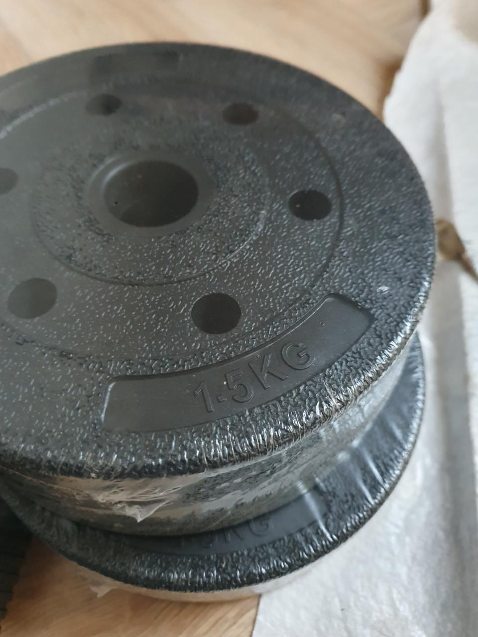 Fitby dumbbellset 15 kg nieuw | halters / fitnessgewichten