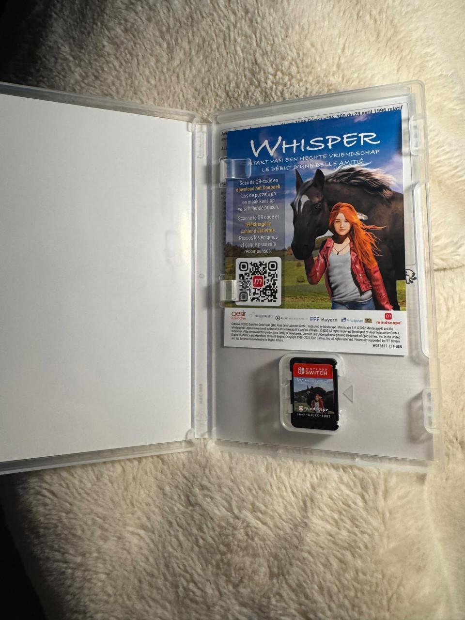 Whisper game voor de Nintendo Switch.