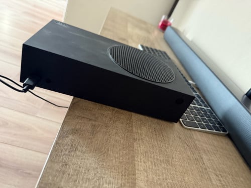 Xbox series x zwart 512 GB plus controler + trustmuster flight stick