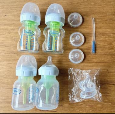 Dr. Brown's Babyflessen Set - Glas en plastic