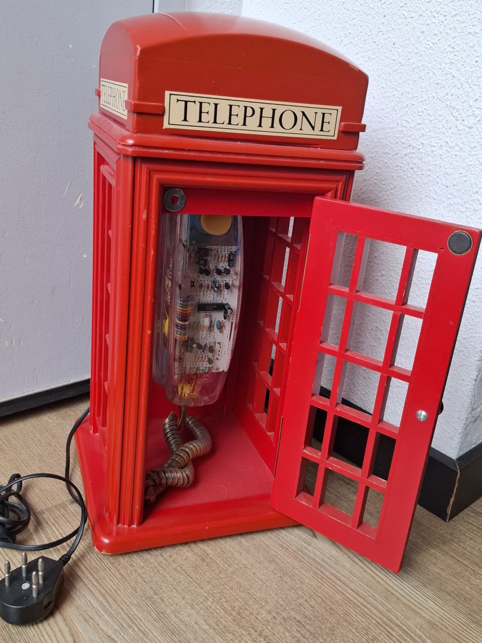 Engelse telefooncel vaste telefoon