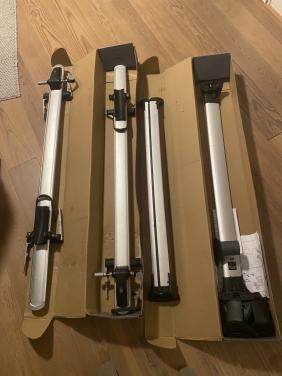 Tesla model S dakdragers en fietsen drager