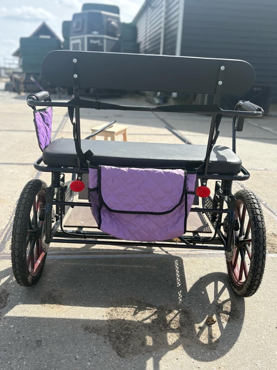 Sulky shetlander met toebehoren