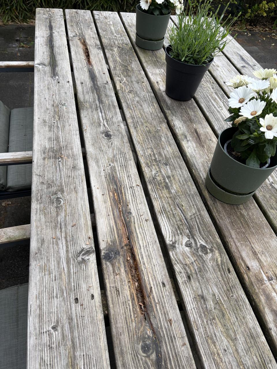 GRATIS af te halen - tuintafel van Hillhout (204 x 90 centimeter)