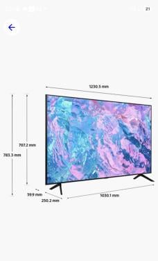 Samsung smart TV 55"