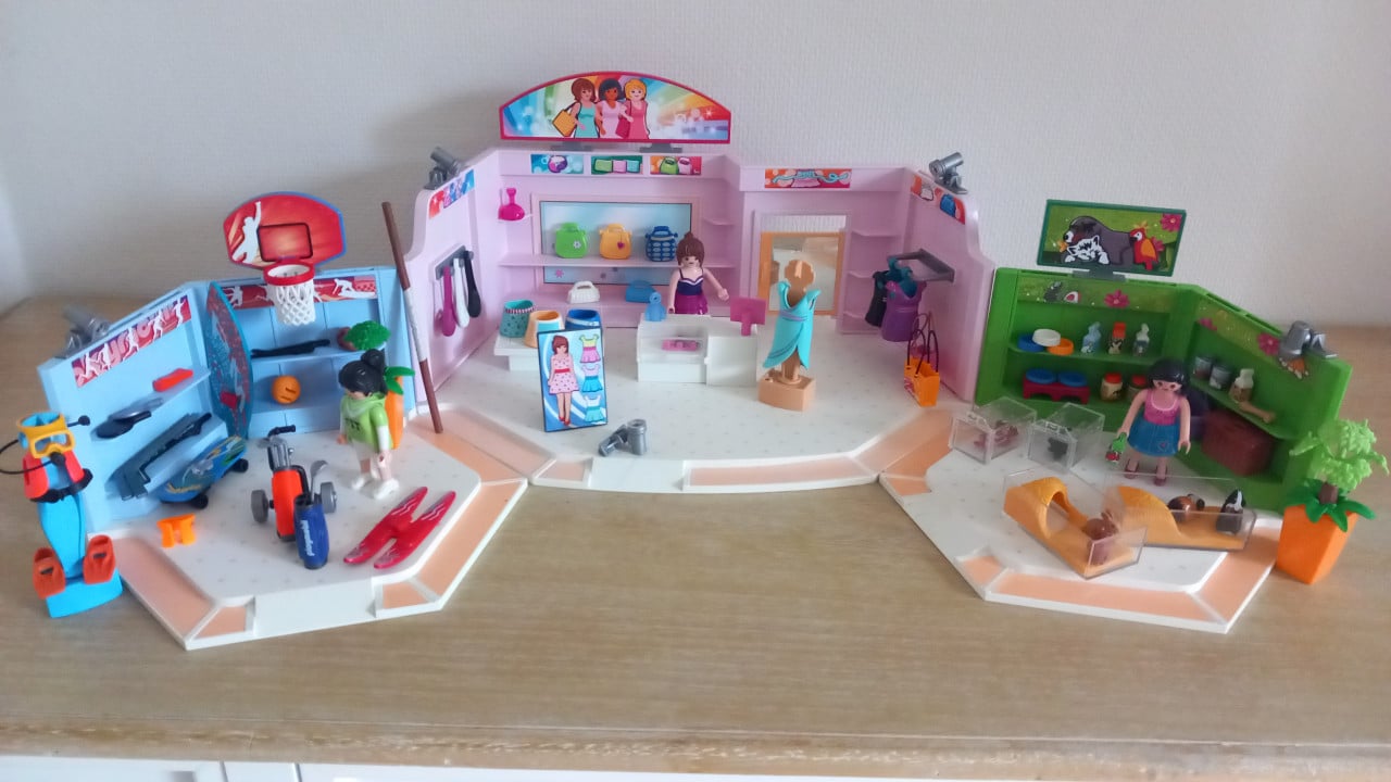 Playmobil winkelcentrum setnr 9078