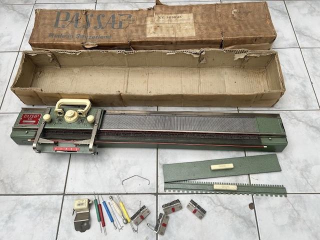 Oude passap breimachine Jaren '50.