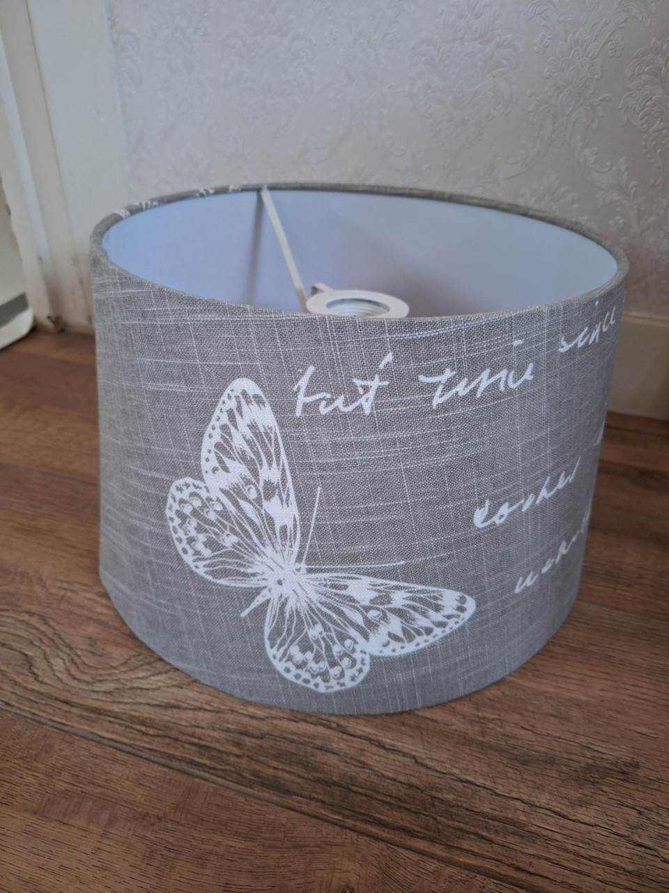 Lampenkap met vlinder