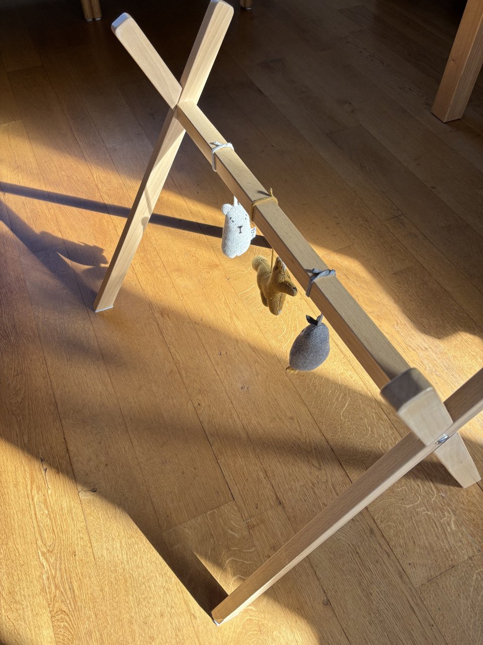 LieWood babygym, speelbalk diertjes