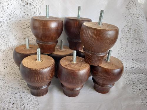 9 houten bank / kast pootjes