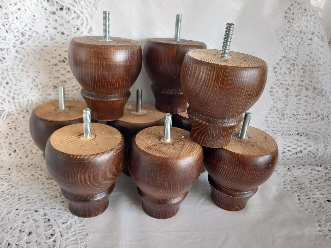 9 houten bank / kast pootjes