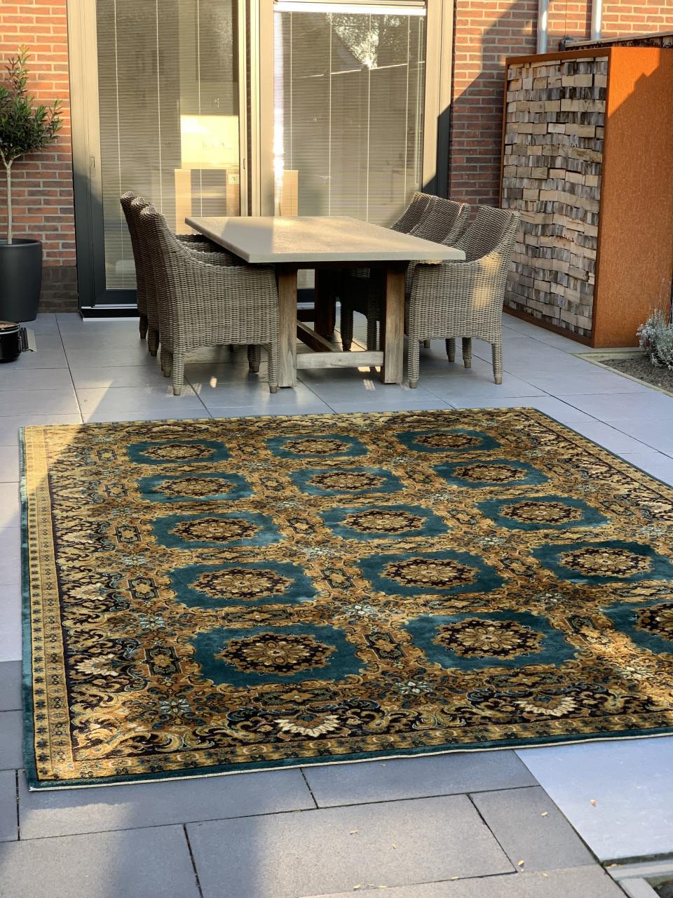 ✨Schitterend Sfeervol Groot Vintage Vloerkleed Zuiver Scheerwol✨