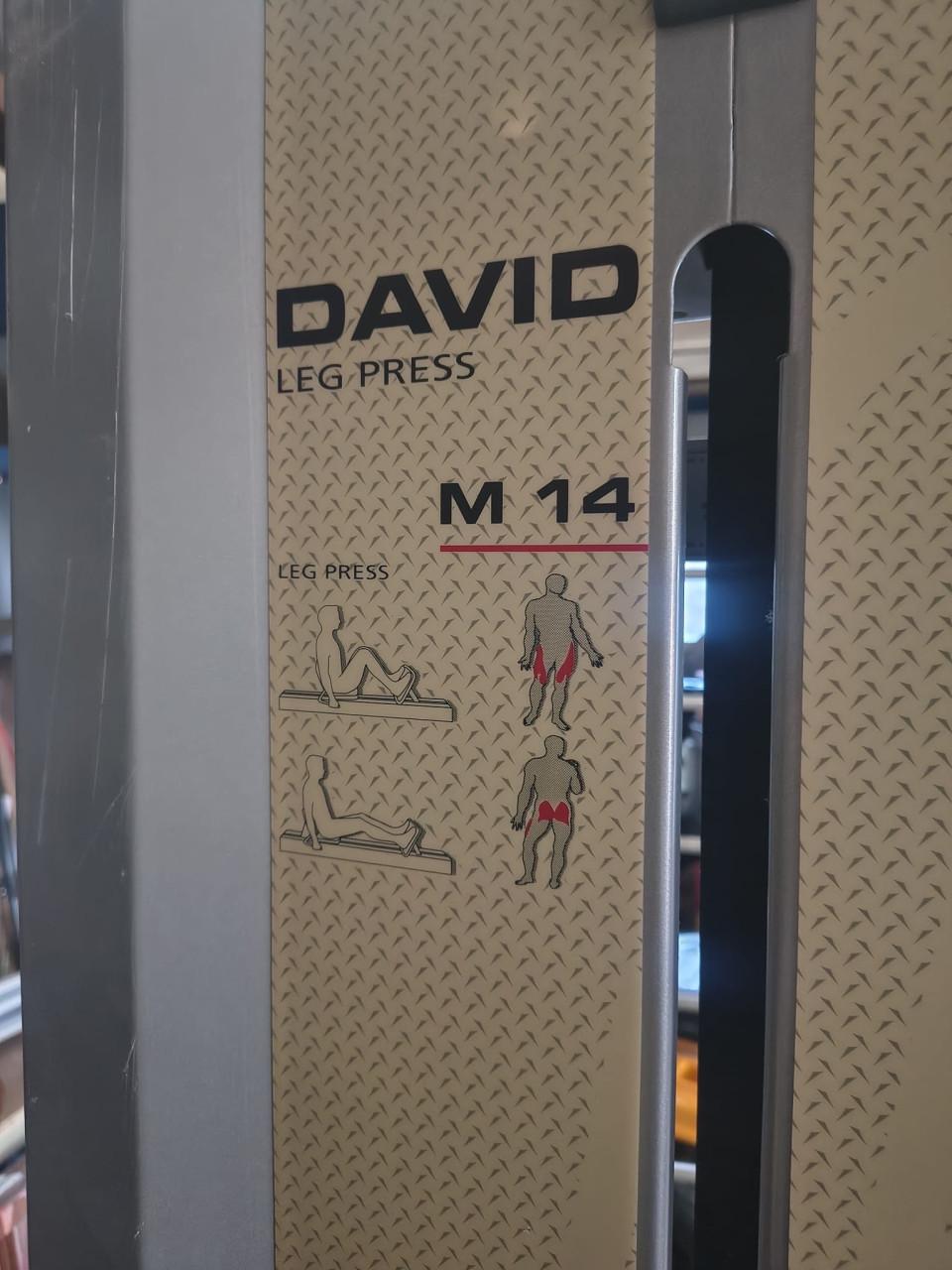 David M14 Leg Press – professionele kracht-/revalidatiemachine