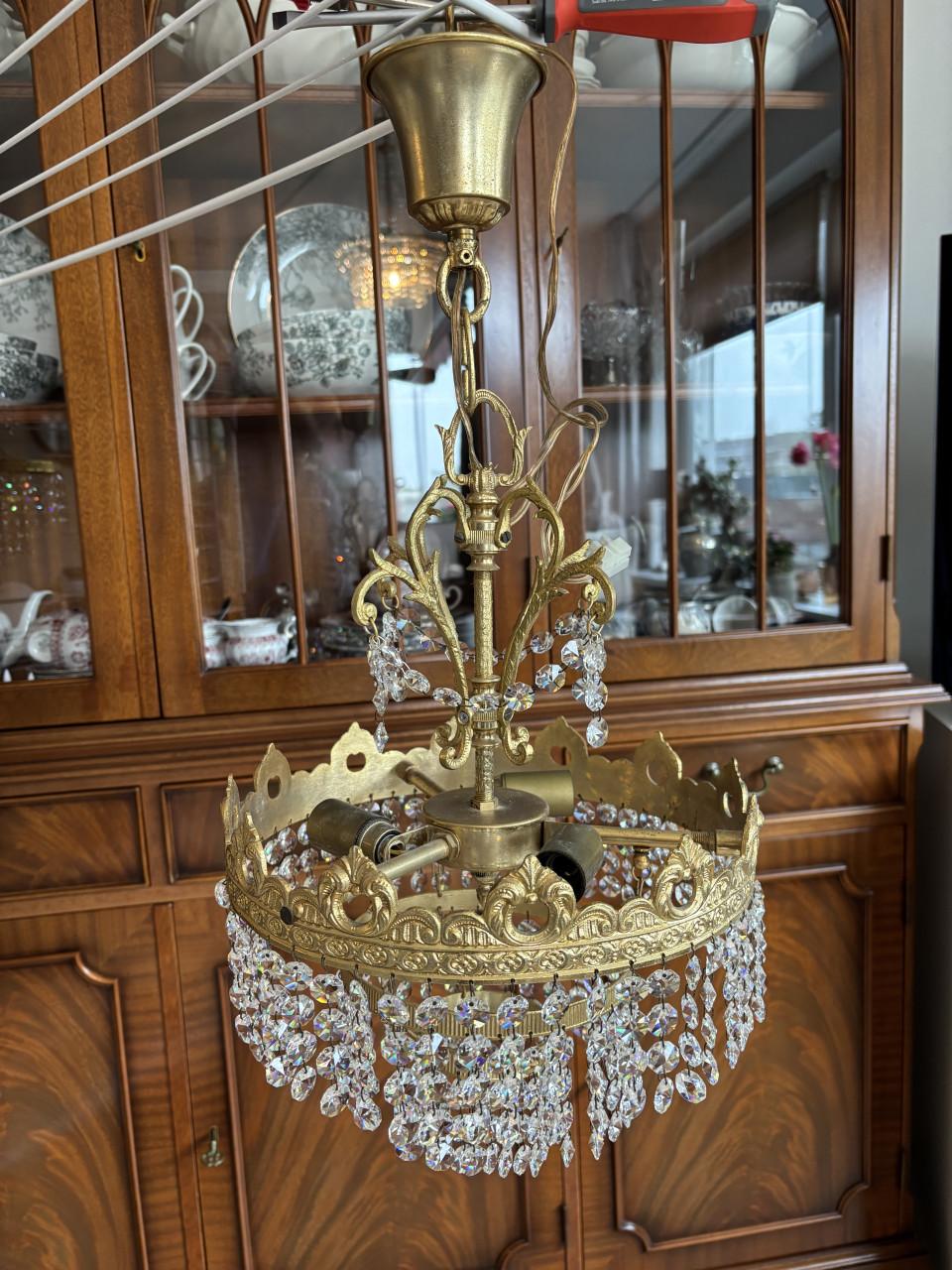 PRACHTIGE ECHT KRISTALLEN KROONLUCHTER