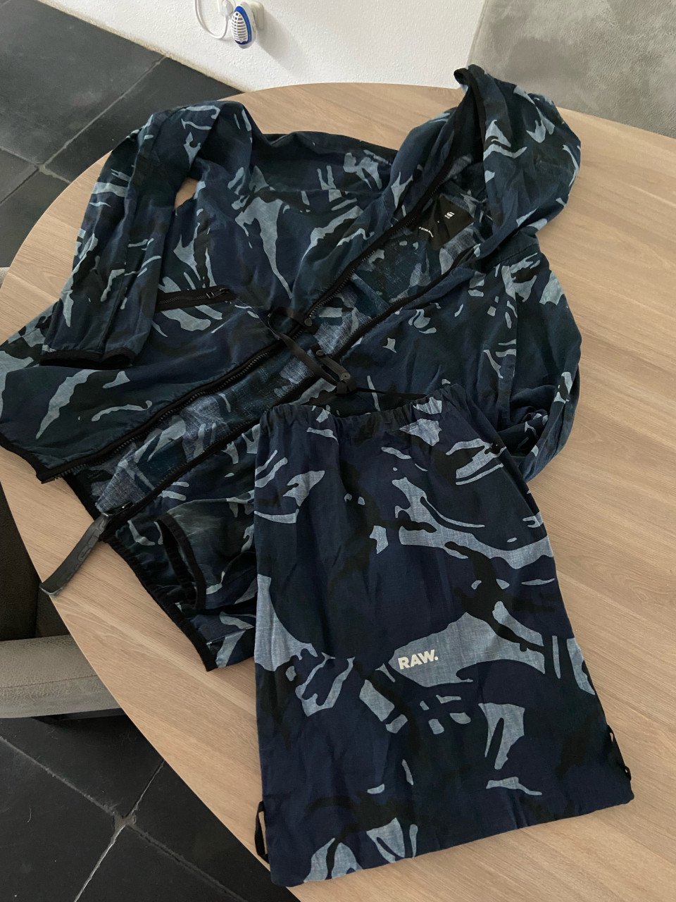 G-star RAW camouflage jasje met klein rugzakje S