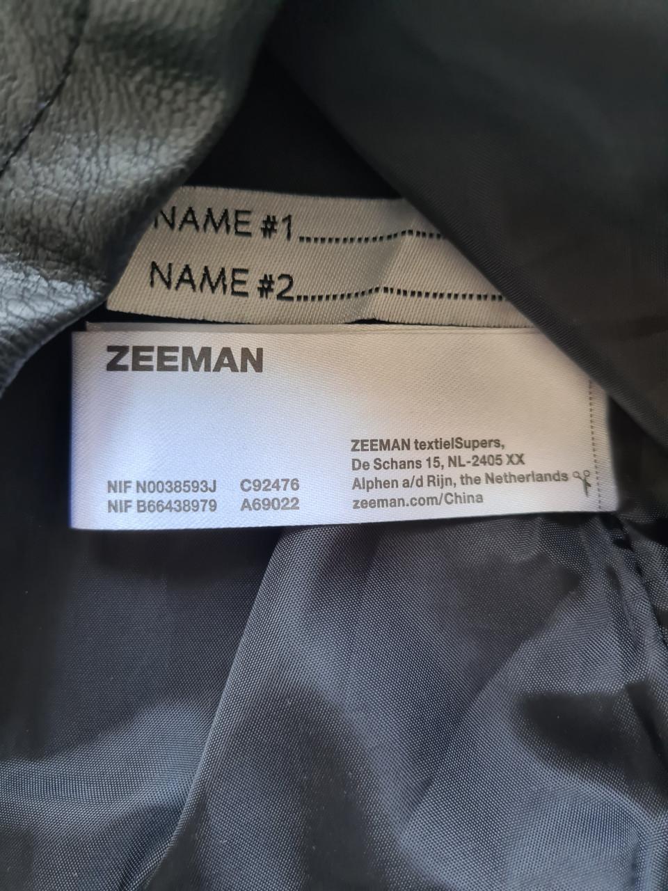 Zwart PU leer gilet , mouwloos jackje Maat 122/128