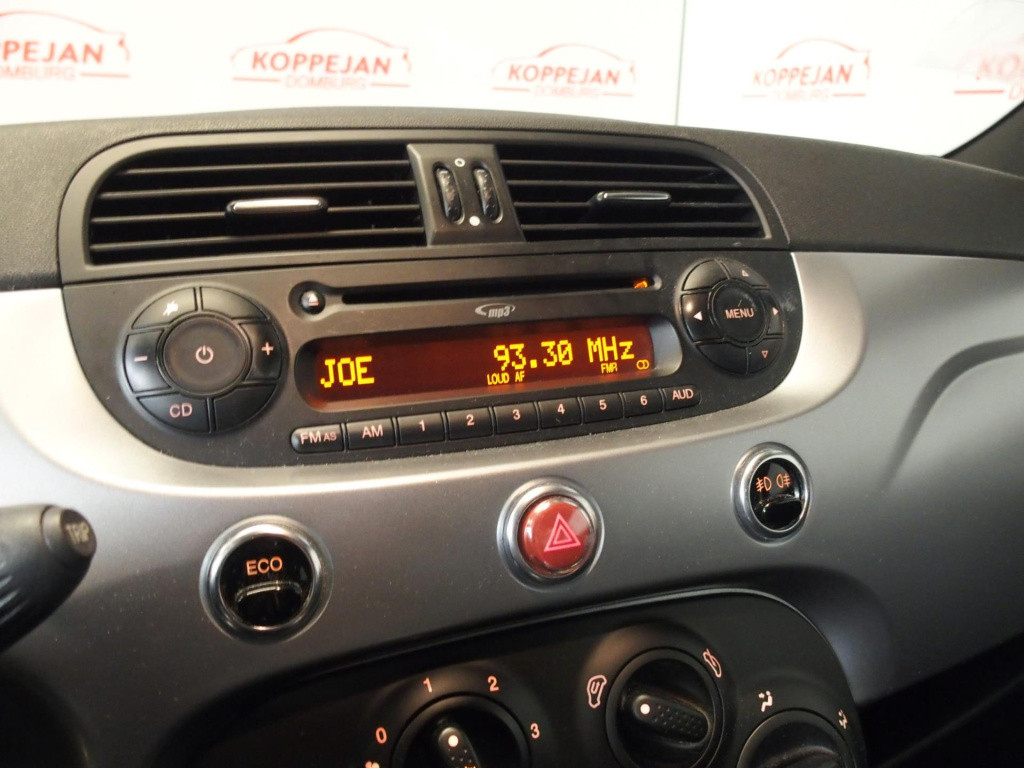 Fiat 500 0.9 twinair 500s, airco, zwart dak, all season, mist lampen