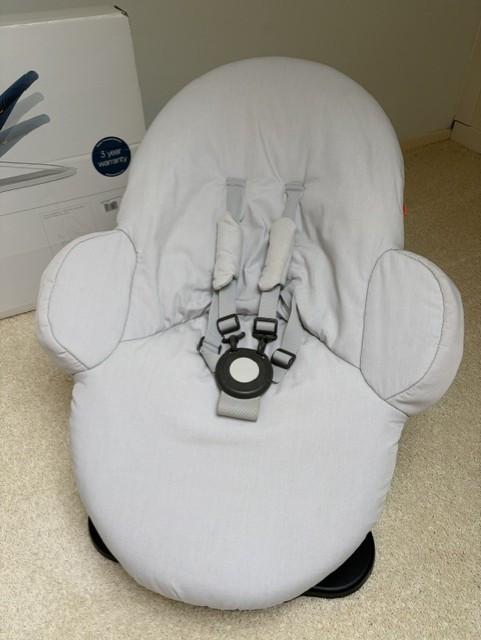 Stokke Steps Wipstoel Bouncer | Grey/ Grey clouds