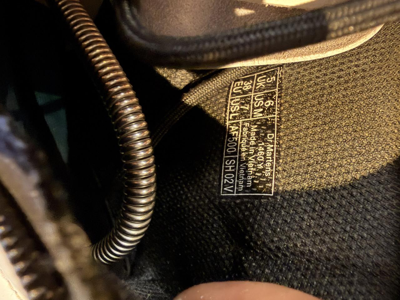 Dr. Martens 1460 Y Witte Lakleren Laarzen Maat 38