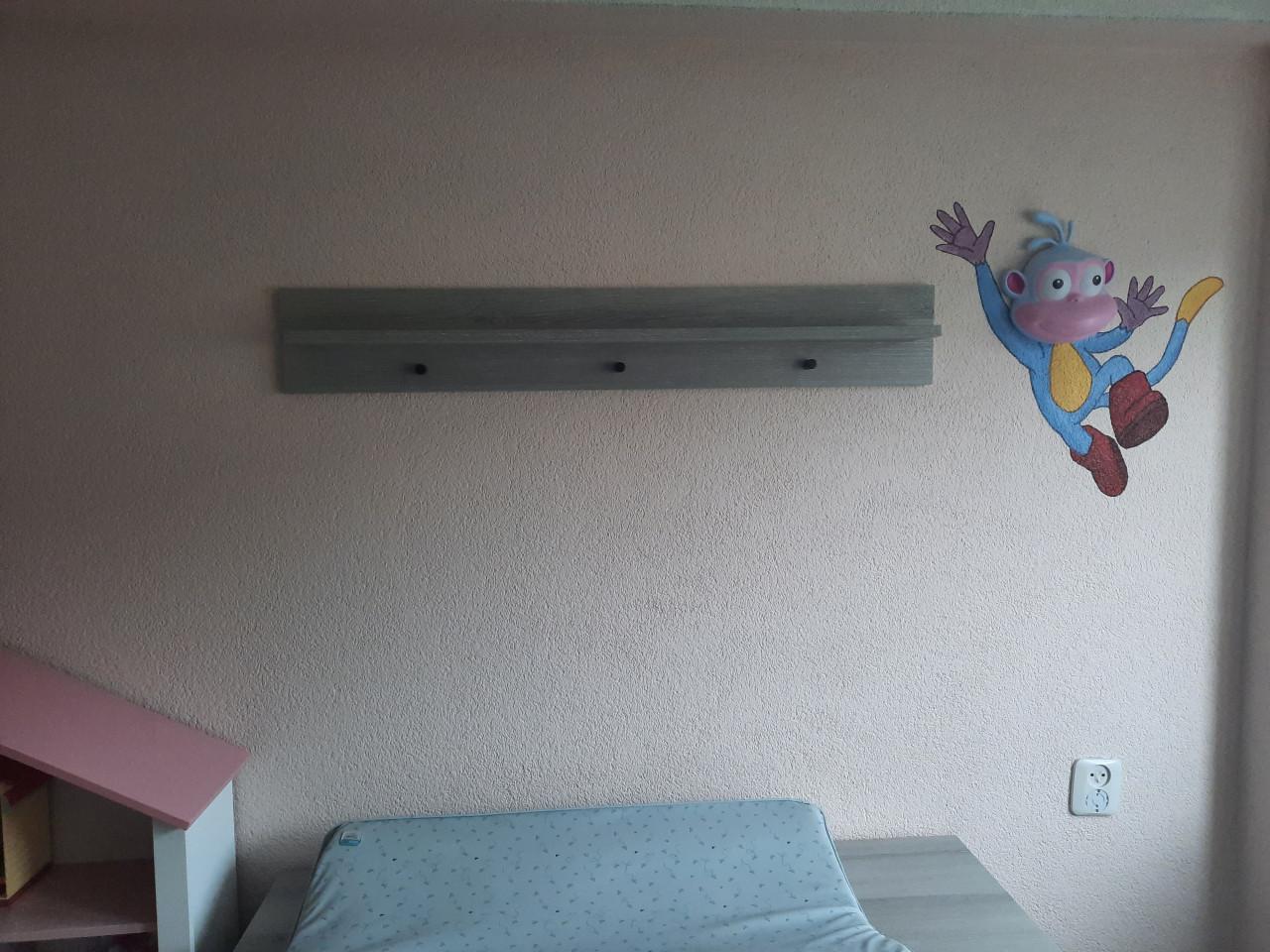 Babybed 60x120 inclusief matras, molton en wandrek