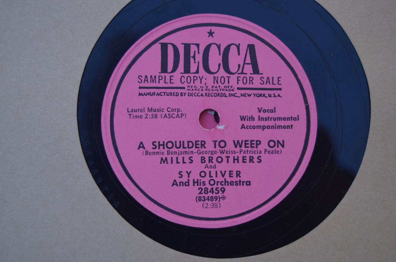 WIBW - The voice of Kansas radio album - Mills brothers