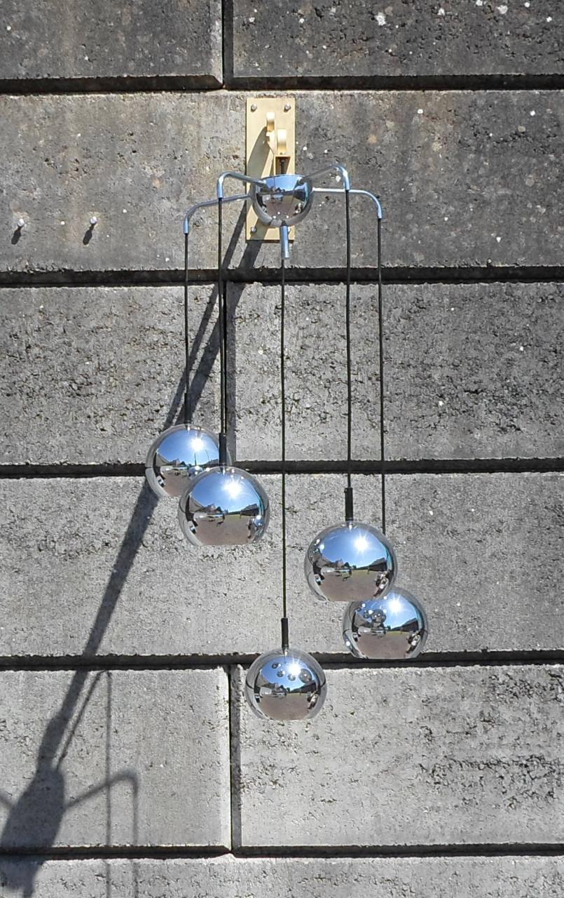 Vintage Cascade Lamp Chroom