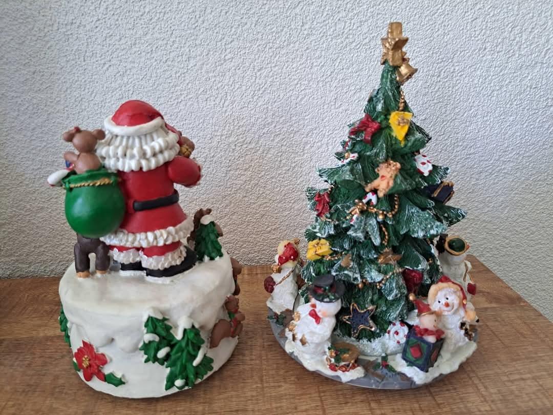 2 kerst muziekdoosjes