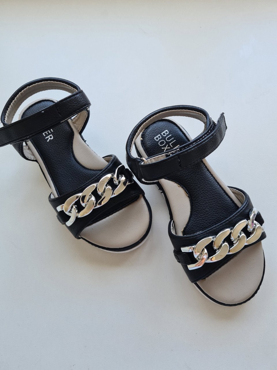 Nieuw ! Zwart leren sandalen van Bull Boxer Maat 30