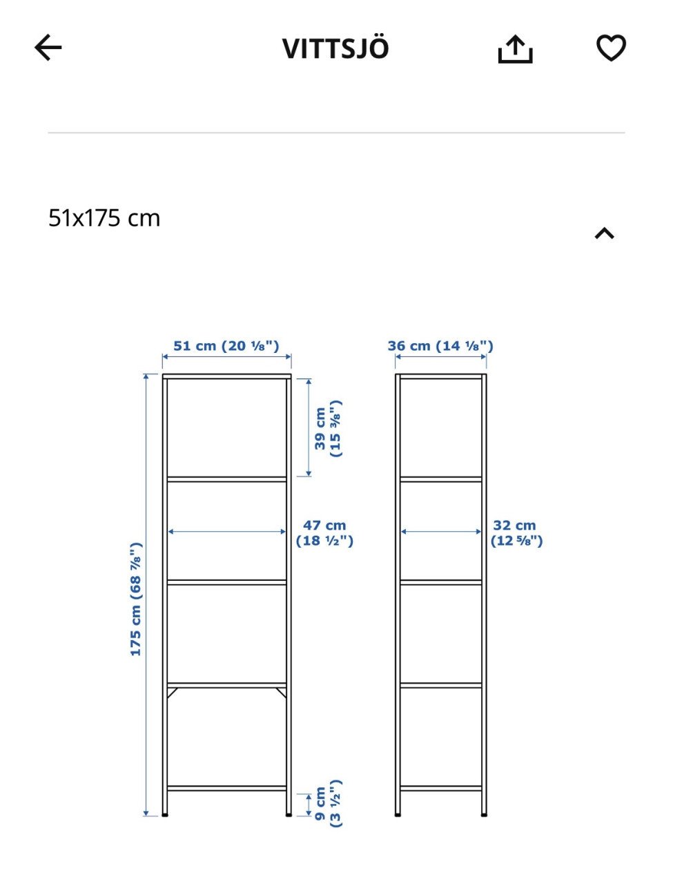 Ikea vittsjö kast