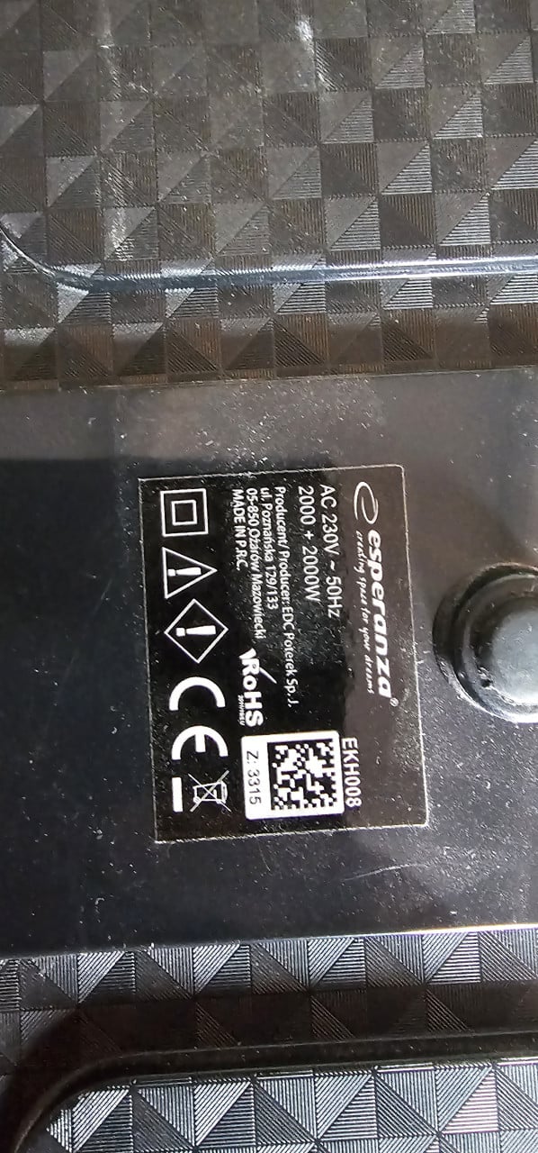 Eseperanza elektrisch fornuis